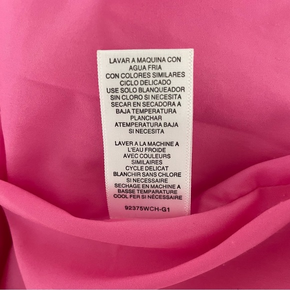 Wayf Ollie tiered open bow back pink midi dress 37542 - Picture 8 of 10